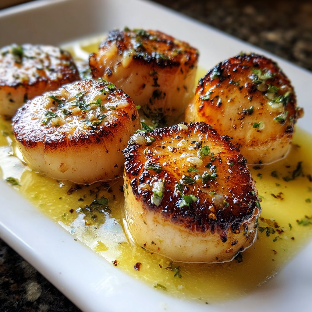 Pan-Seared Scallops with Vanilla Beurre Blanc