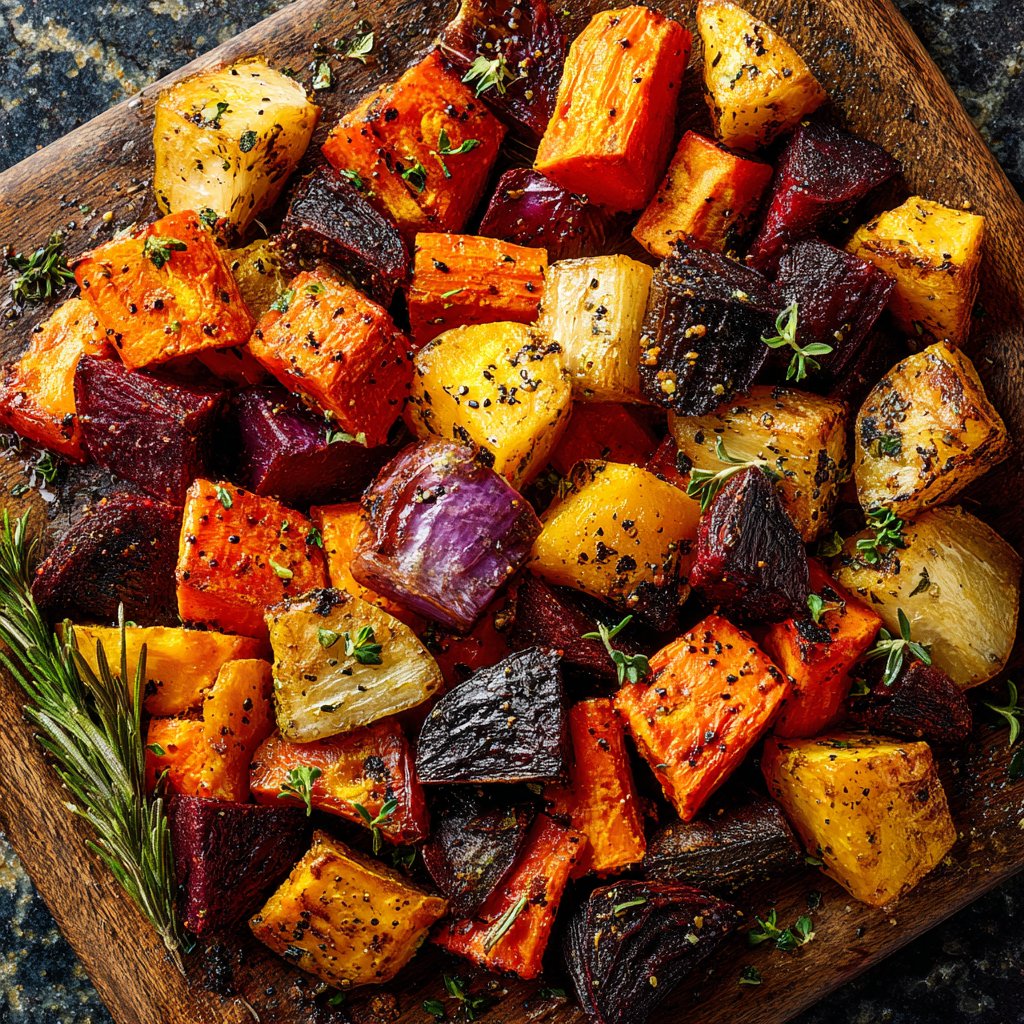 Sunday Herb Roasted Root Veggies