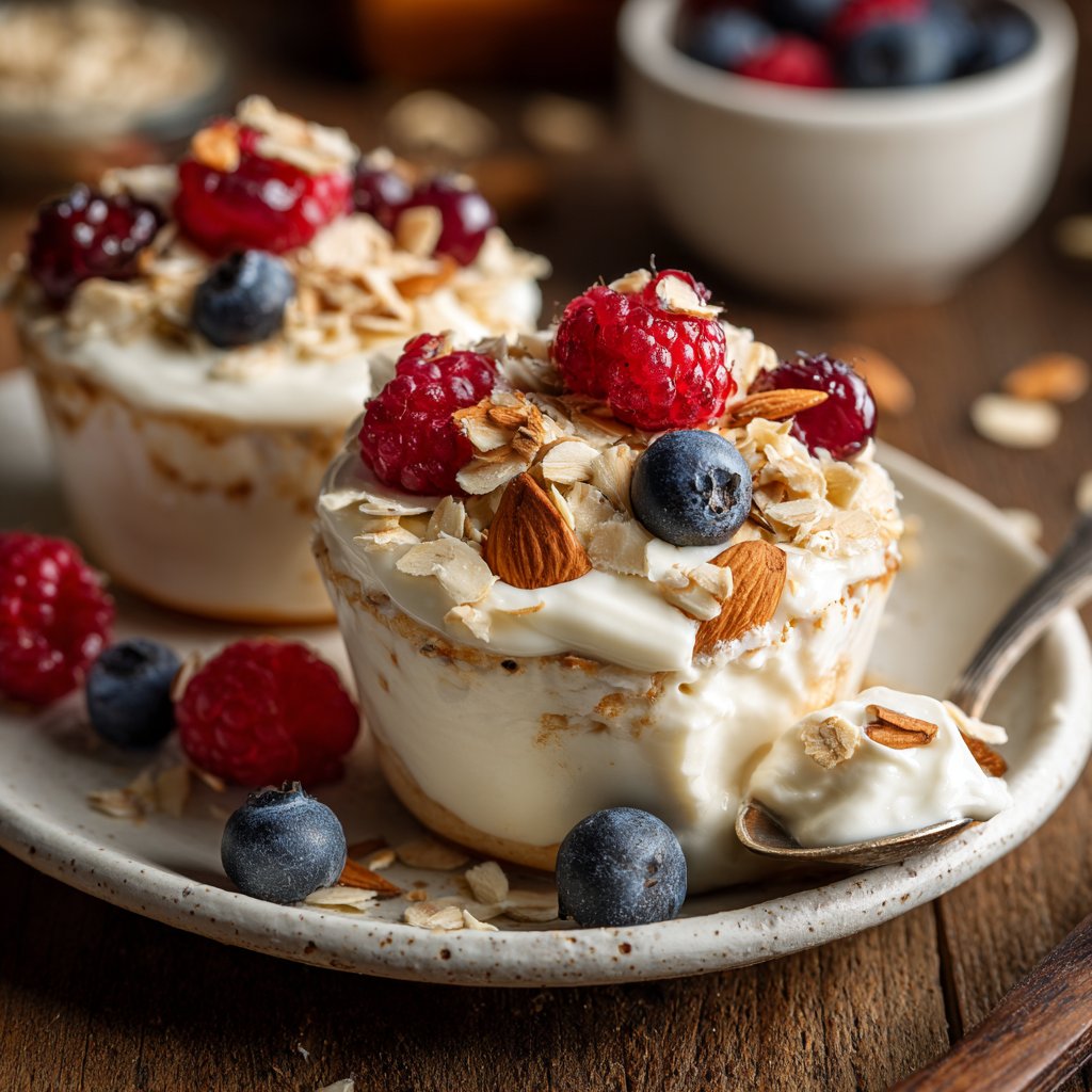 Vanilla Almond Breakfast Yogurt Cups
