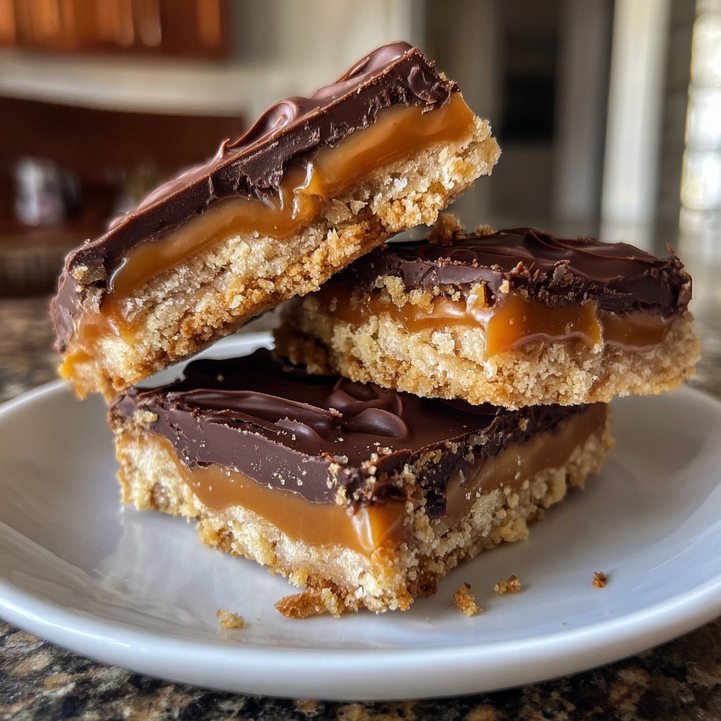 Chocolate Caramel Shortbread