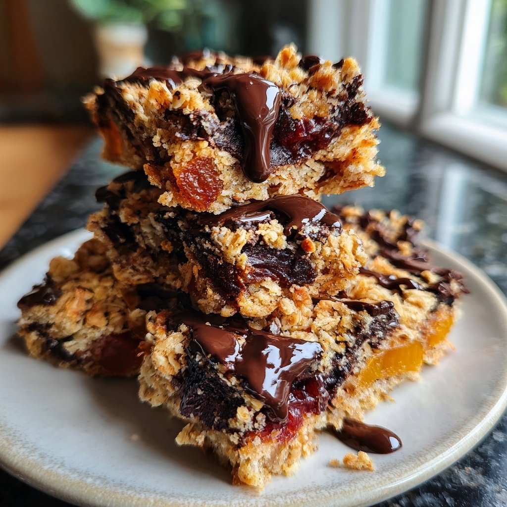 Chocolate Cherry Coconut Bars