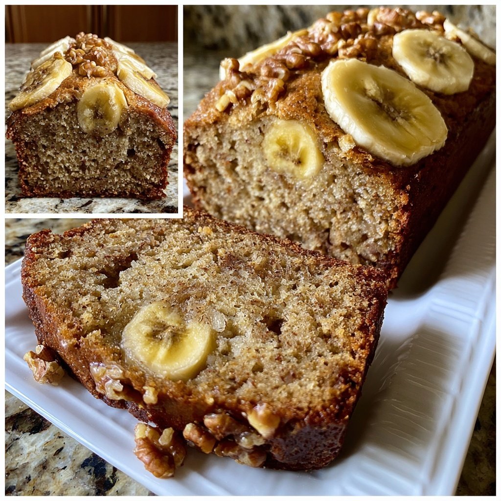 Banana Bread with Soft Crumb