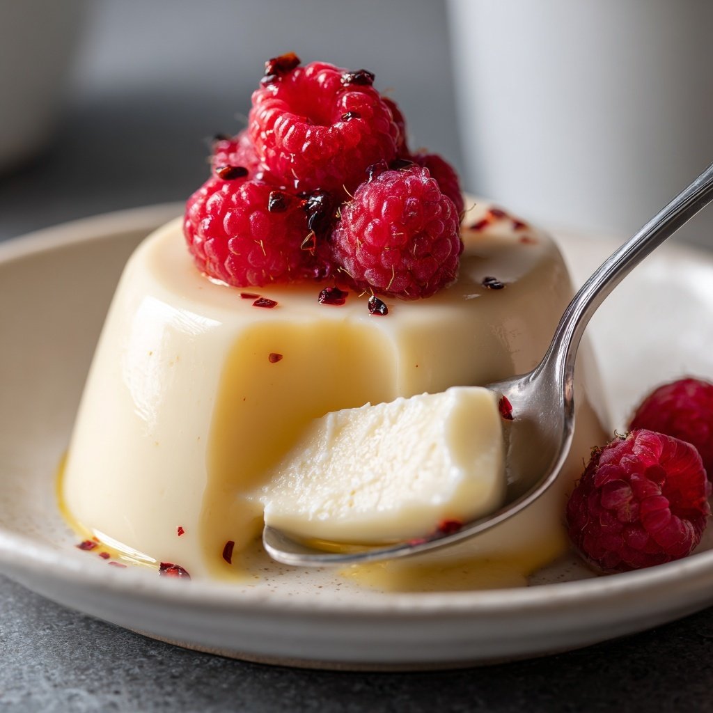 Rosewater Panna Cotta