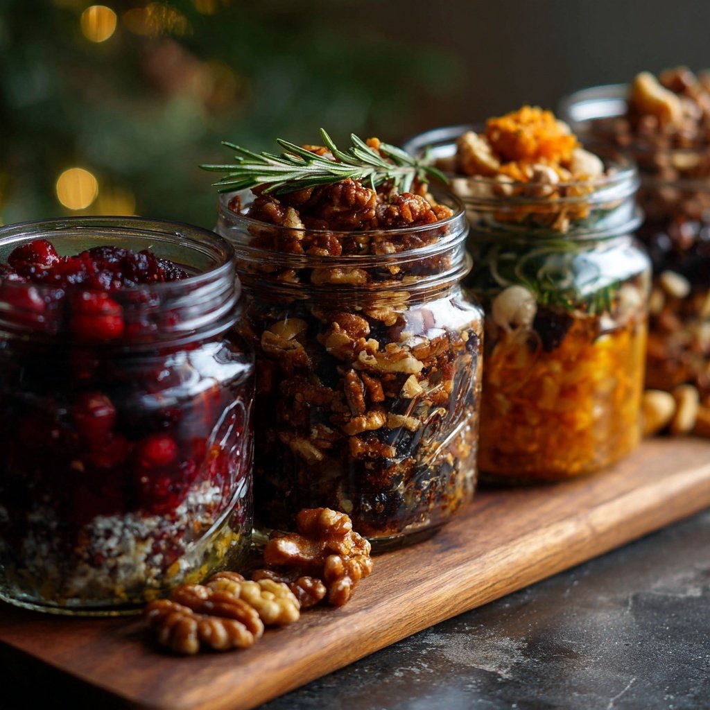 Christmas Food Gift Ideas in Mason Jars