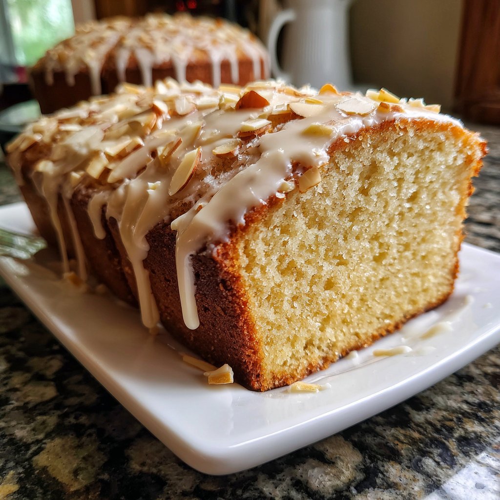 Vanilla Almond Yogurt Cake