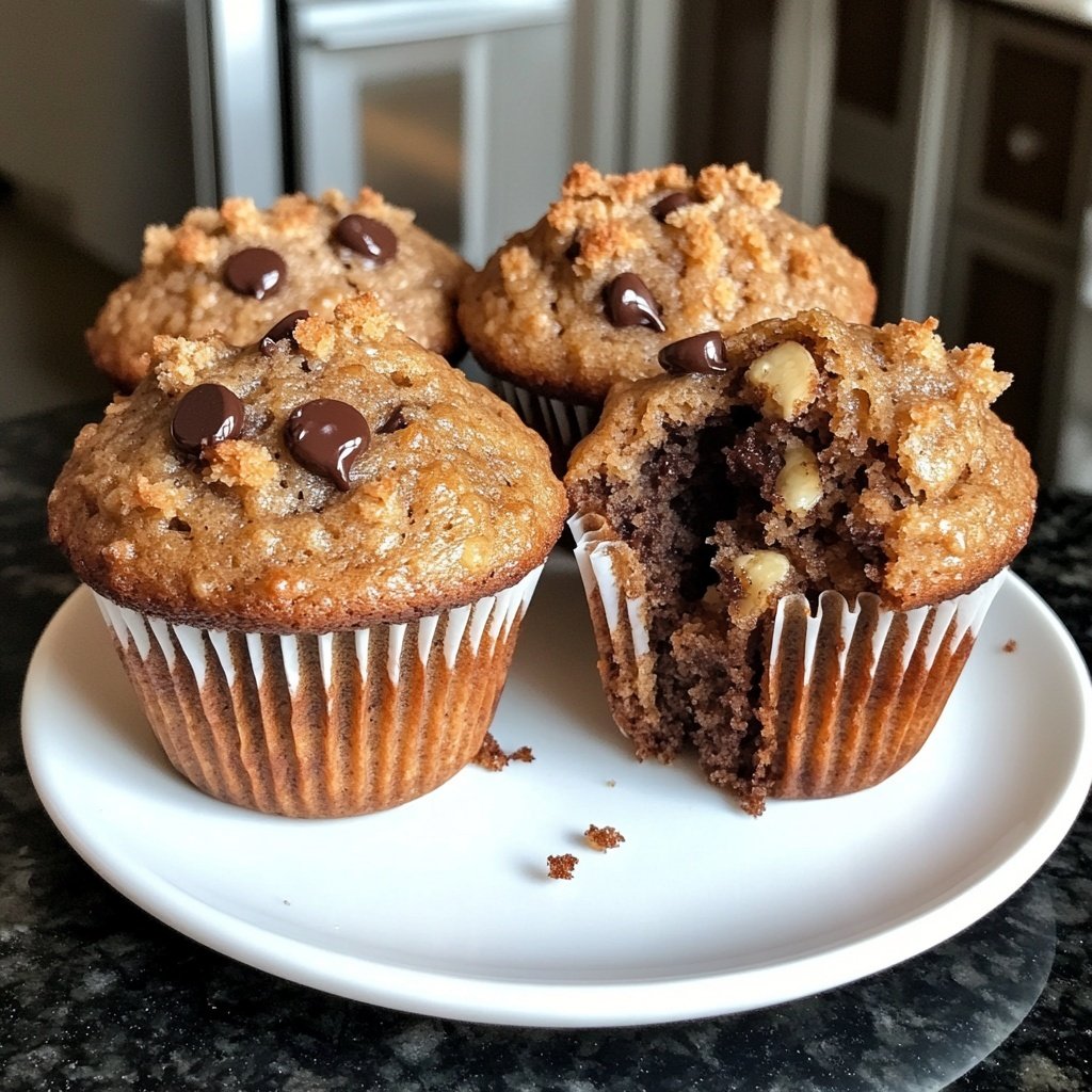 Banana Chocolate Chip Muffins